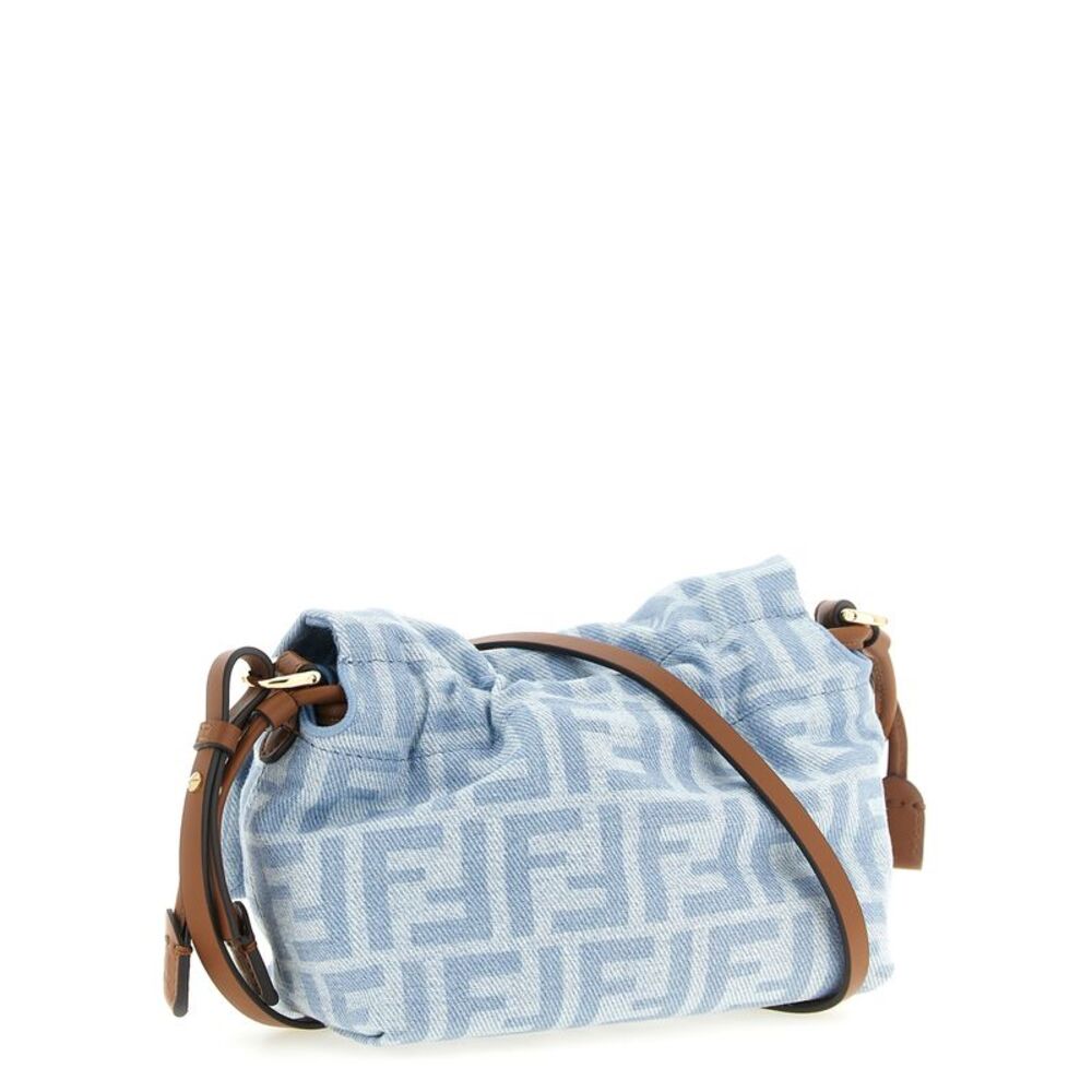 Fendi Blue Cotton Women's Handbag - Picture 3 of 5